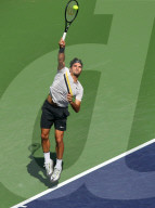 PEOPLE - Tennis BNP Parisbas: Roger Federer in Indian Wells