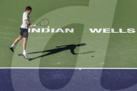 PEOPLE - Tennis BNP Parisbas: Roger Federer in Indian Wells