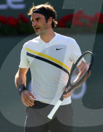 PEOPLE - Tennis BNP Parisbas: Roger Federer in Indian Wells