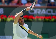 PEOPLE - Tennis BNP Parisbas: Roger Federer in Indian Wells