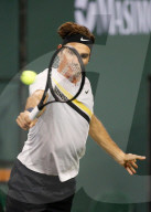 PEOPLE - Tennis BNP Parisbas: Roger Federer in Indian Wells