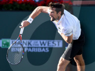 PEOPLE - Tennis BNP Paribas in Indian Wells: Roger Federer gegen Jeremy Chardy