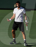 PEOPLE - Tennis BNP Paribas in Indian Wells: Roger Federer gegen Jeremy Chardy