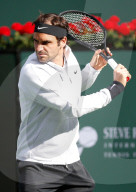 PEOPLE - Tennis BNP Paribas in Indian Wells: Roger Federer gegen Jeremy Chardy