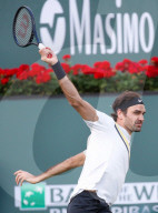 PEOPLE - Tennis BNP Paribas in Indian Wells: Roger Federer gegen Jeremy Chardy