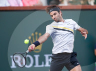 PEOPLE - Tennis BNP Paribas in Indian Wells: Roger Federer gegen Jeremy Chardy