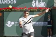 PEOPLE - Tennis BNP Paribas in Indian Wells: Roger Federer gegen Jeremy Chardy