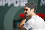 PEOPLE - Tennis BNP Paribas in Indian Wells: Roger Federer gegen Jeremy Chardy