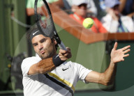 PEOPLE - Tennis BNP Paribas in Indian Wells: Roger Federer gegen Jeremy Chardy