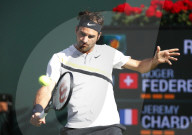 PEOPLE - Tennis BNP Paribas in Indian Wells: Roger Federer gegen Jeremy Chardy