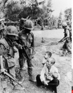 VIETNAM: US TROOPS BURN DOWN THE VILLAGE  ON MY LAY.