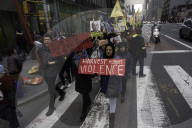 NEWS - USA: Farmarbeiter demonstrieren in New York