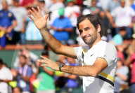 PEOPLE - Tennis BNP Indian Wells: Roger Federer gegen Juan Martin Del Potro 