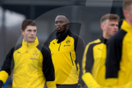 PEOPLE - Usain Bolt zu Gast beim Training mit Borussia Dortmund