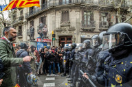 NEWS - Barcelona: Demonstration gegen die Inhaftierung von Carles Puigdemont
