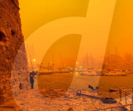 FEATURE - Sahara-Staub färbt Kreta in orange