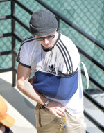 PEOPLE - Tennis: Familie Beckham mit verletztem Brooklyn am Miami Open