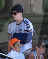 PEOPLE - Tennis: Familie Beckham mit verletztem Brooklyn am Miami Open