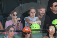 PEOPLE - Tennis: Familie Beckham mit verletztem Brooklyn am Miami Open