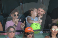 PEOPLE - Tennis: Familie Beckham mit verletztem Brooklyn am Miami Open