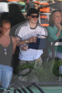 PEOPLE - Tennis: Familie Beckham mit verletztem Brooklyn am Miami Open