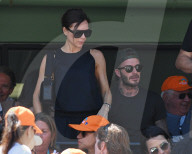 PEOPLE - Tennis: Familie Beckham mit verletztem Brooklyn am Miami Open