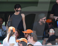 PEOPLE - Tennis: Familie Beckham mit verletztem Brooklyn am Miami Open