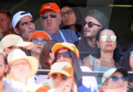 PEOPLE - Tennis: Familie Beckham mit verletztem Brooklyn am Miami Open