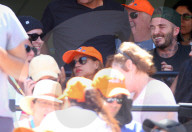 PEOPLE - Tennis: Familie Beckham mit verletztem Brooklyn am Miami Open