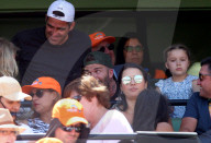 PEOPLE - Tennis: Familie Beckham mit verletztem Brooklyn am Miami Open