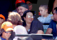 PEOPLE - Tennis: Familie Beckham mit verletztem Brooklyn am Miami Open