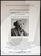 PEOPLE - Cambridge: Beerdigung von Stephen Hawking 