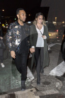 EXKLUSIV - John Legend und Chrissy Teigen verliebt beim Dinner