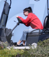 EXKLUSIV - Lady Gaga's Verlobter Christian Carino mit seiner Tochter Bella in Malibu 