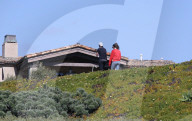 EXKLUSIV - Lady Gaga's Verlobter Christian Carino mit seiner Tochter Bella in Malibu 