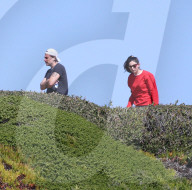EXKLUSIV - Lady Gaga's Verlobter Christian Carino mit seiner Tochter Bella in Malibu 