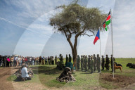 FEATURE - Gedenkfeier für das letzte verstorbene Breitmaulnashorn