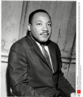 Dr Martin Luther-king At The Savoy Hotel London. The Black Civil Rights Leader Was A Prominent And Eloquent Speaker And Had Suffered Arrests For Leading Peaceful Civil Rights Marches In The Southern United States. He Was Assissinated In Memphis Tenne