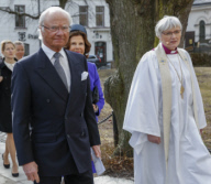 Gedenkgottesdienst zum  1. Jahrestag des Anschlags in der Stockholmer Innenstadt