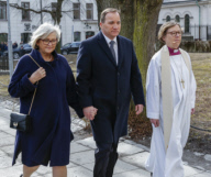 Gedenkgottesdienst zum  1. Jahrestag des Anschlags in der Stockholmer Innenstadt