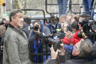 PEOPLE - Sylvester Stallone besucht die Rocky Statue in Philadelphia
