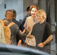 PEOPLE - Justin Bieber trifft auf Jamie Foxx in der Parkgarage