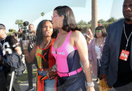 PEOPLE - Rihanna an der Puma x Fenty pool party am Coachella Music Festival