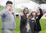 PEOPLE - Katie Price und ihr Sohn Harvey nehmen an einem Charity Fussballmatch teil