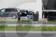 PEOPLE - Die Kardashians landen in Van Nuys nach ihrem Besuch von Khloe und Baby True Thompson in Cleveland