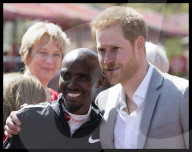PEOPLE - Prinz Harry als Zuschauer am London Marathon
