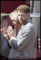 PEOPLE - Prinz Harry als Zuschauer am London Marathon