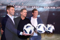 PEOPLE - Fototermin ARD und ZDF zur Fussball-WM