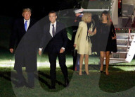 NEWS - Washington: Royaler Empfang für Emmanuel und Brigitte Macron