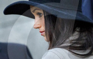 Meghan Markle, the US fiancee of Britain's Prince Harry, attends an Anzac Day dawn service at Hyde Park Corner in London on April 25, 2018. 
Anzac Day commemorates Australian and New Zealand casualties and veterans of conflicts and marks the anniversary 